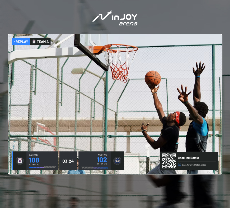 inJOY ARENA live basketball venue experience